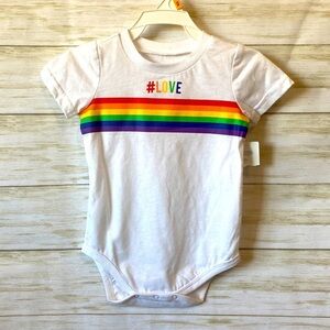 Baby Rainbow love Onesie 12 Months